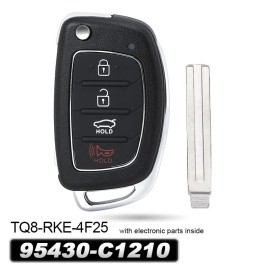 keyecu Flip Keylss Remote Key Fob for Hyundai Sonata 2017 2018 2019 2020 95430-C1210