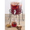 Kilner Round Drinks Dispenser Stand, Stainless Steel
