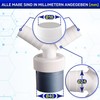 Monteral Washing Machine Drain Adapter and Double Connection Y-Distributor for