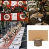 Place Card Holders, 10 Pcs Rustic Real Wood with Wooden