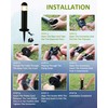 MOON-DE-AGE 6 Pack Low Voltage Landscape Pathway Lights, 12V LED