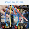 Domecka 400pcs Heat Shrink Spade Connectors Electrical Spade Terminal Wire