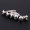 Tornillos de Cabeza Hexagonal M6 60 Unidades con Tuercas Acero