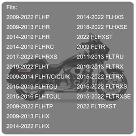 MOJINLI Saddlebag Guard Crash Bar Bracket Compatible Fit Harley Davidson Touring Street Glide Road Glide Road King Electra Glide Ultra Limited CVO Tip Over Bar