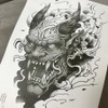 [SS62] Fine tattoo Oni Irezumi men's body tattoo 2 weeks / [에스에스62]가는 타투 오니 이레즈미 남자 바디타투 2주