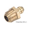 uxcell Brass Straight Grease Fitting M10 x 1mm Thread Hydraulic