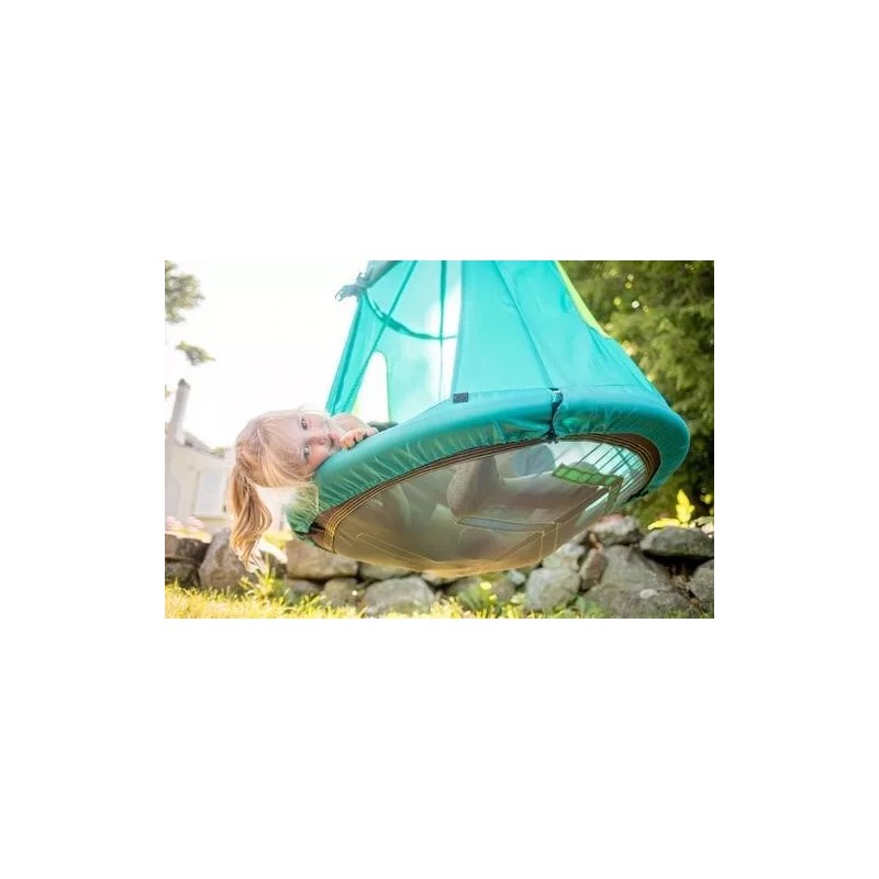 Slackers Teal Swing House Canopy Attachment Vented Mesh Top Outdoor