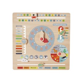 Vertbaudet Wooden Music Box with Calendar for Children, Multi-Colour, One Size