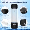 Hydrogen Water Bottle, 1400ppb Portable Hydrogen Rich Glass Cup with