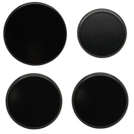 Upgraded Gas Stove Burner Caps Set/for SABAF stoves / 4-piece burner cap set/includes 1 large cap, 2 medium caps and 1 small cap (Flat)