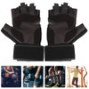 BOODUN Half Finger Gloves Deerskin Gloves with Wrist Wrap for