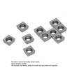 10 Pcs Carbide Milling Inserts Colourful Fine Finished CNC Lathe