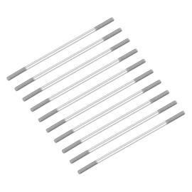 METALLIXITY M4 Threaded 90mm Length Double Sided Bolt Bolts Pack of 10 304 Stainless Steel Double Threaded Bolts - Home Maintenance