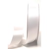 s.dekoda Satin Ribbon 25 m x 25 mm White Decorative