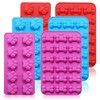 6PCS Silicone Molds Puppy Dog Paw and Bone, Elegant Chocolate