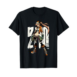 Cool Cat Girl Graffiti Manga Anime Character T-Shirt