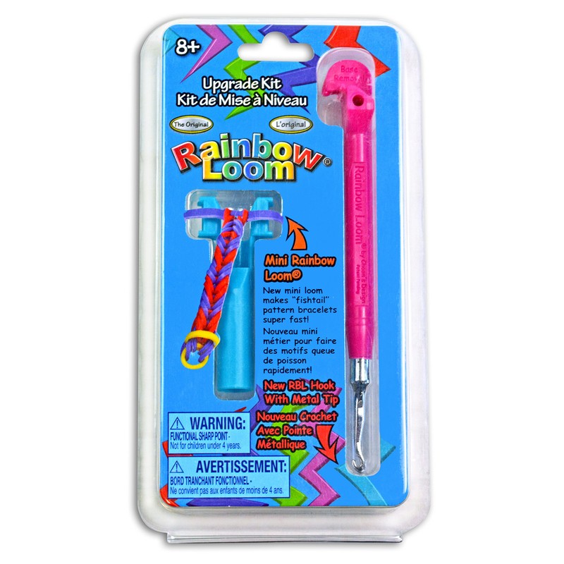 Rainbow Loom Tail Upgrade Kit - Metal Hook - Pink