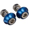 C.F.POSH License Plate Cap Bolts & Nuts Blue 200380