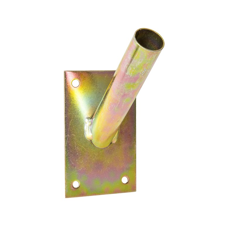 ADGO Flag Holder Screw-On Flag Pole Handle Wall Mount Hot-Dip