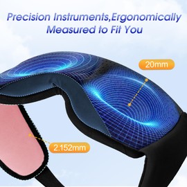 AHUIARGY AHUIARGY Sleep Mask,Breathable Eye Mask,Ideal for Travel,Night Work,Napping,Side Sleeping and OfficeRose