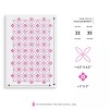 Stencil Revolution Louie Flower Pattern Wall Stencil - Large, Reusable