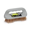 Metal Brush - Fits comfortably in the hand for comfortable