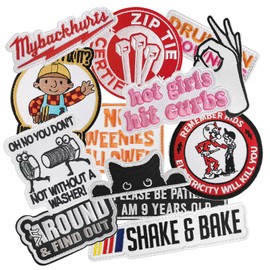 ZESION Fun Tactical Hook and Loop Patch for Tactical Backpacks, Undershirts, Jackets, Jeans and Hats/13 Pcs