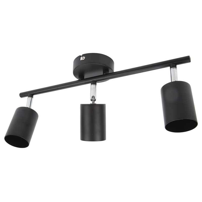 LED Track Light Kit 3 Heads 15.9in Arm 90 Degrees