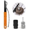 flintronic Bicycle Chain Whip, Sprocket Puller, Screw Ring Puller Kit,