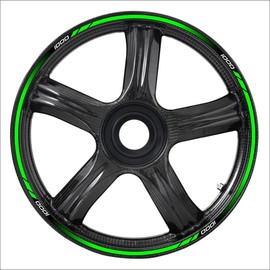 Generic Motorcycle Wheel Sticker Reflective Rim Decal 17"" Stripe Tape Accessories for Kawasaki Z1000 ZX1000 ZX10R Z1000SX, 1000CC