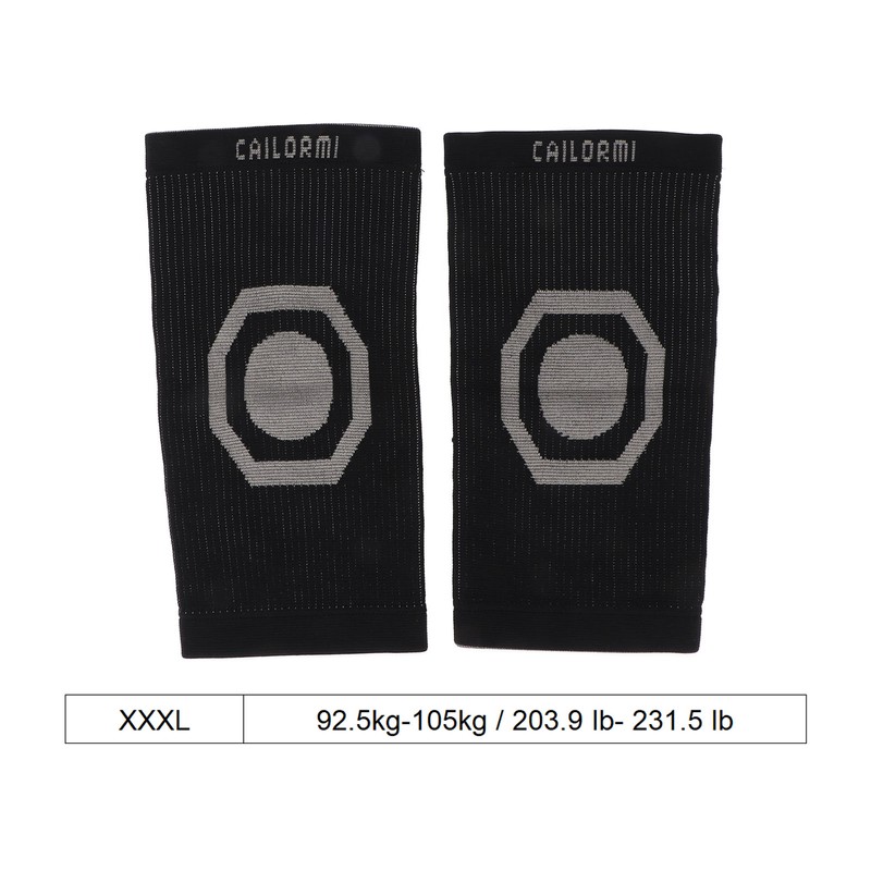 2pcs Graphene Knee Warmers Shock Absorption Resilience Soft Breathable Graphene