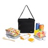 PackIt Freezable Essential Cooler, Black, Built with ECOFREEZE Technology, Fully