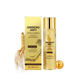 Ginseng Anti-Wrinkle Essence Serum - Firming & Lifting Face Serum with Korean Ginseng, Hyaluronic Acid & Vitamin E
