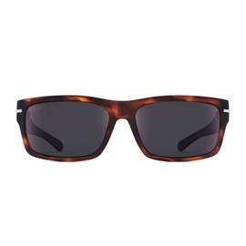 Kaenon Mens Silverado Square Polarized Sunglasses (Matte Tortoise, Ultra Grey 12%)