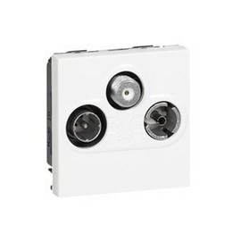 Legrand 078786 MSC TV/R/SAT Socket 2M WS