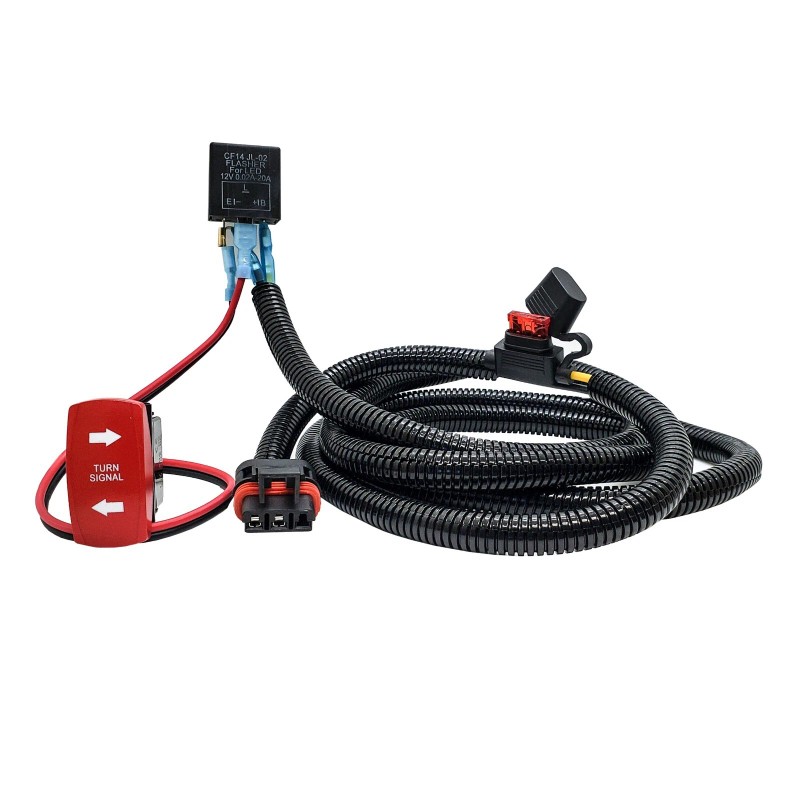 OZ-USA Turn Signal Amber & Red LED Pulse Busbar Plug