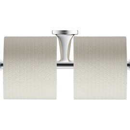 Duravit Starck T Wall Mounted Double Roll Holder Chrome