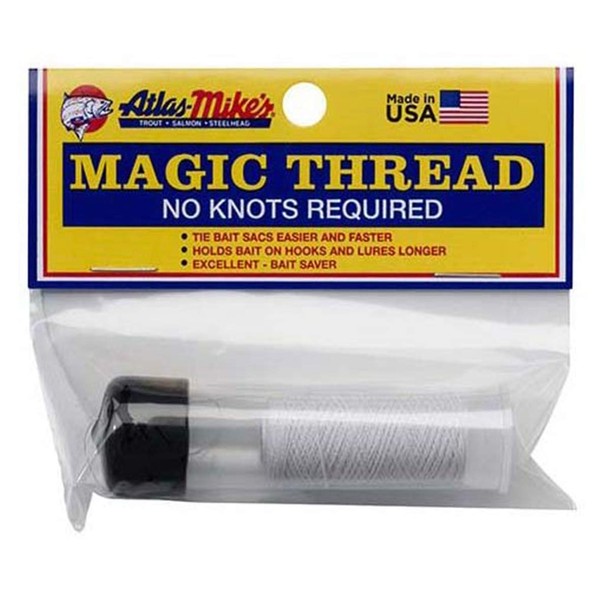 Atlas Mike's 66031 Magic Thread with Dispenser, White, 1 Spool/Dispenser