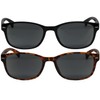 TruVision Readers 9505 1 Sun Black 1 Sun Tortoise +4.00