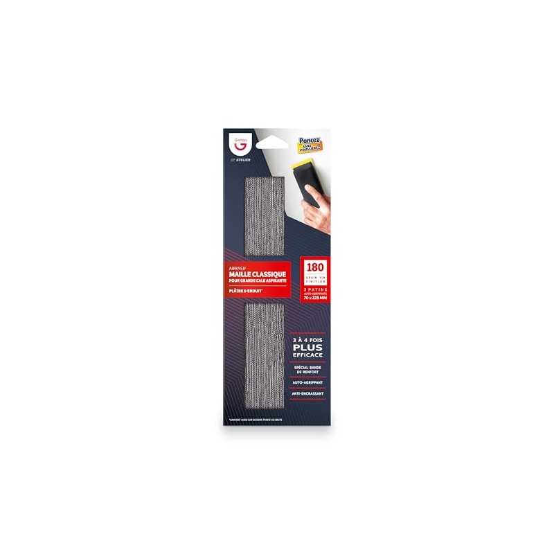 3 Pieces 70 225mm Hook and Loop Abrasive for Gerlon