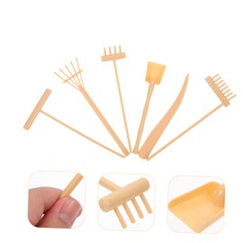 BESPORTBLE 6Pcs Zen Garden Rake Set Premium Miniature Sand Tray Tools for Creative Designs Lightweight Easy to Store for DIY Zen Gardens and Stress Relief