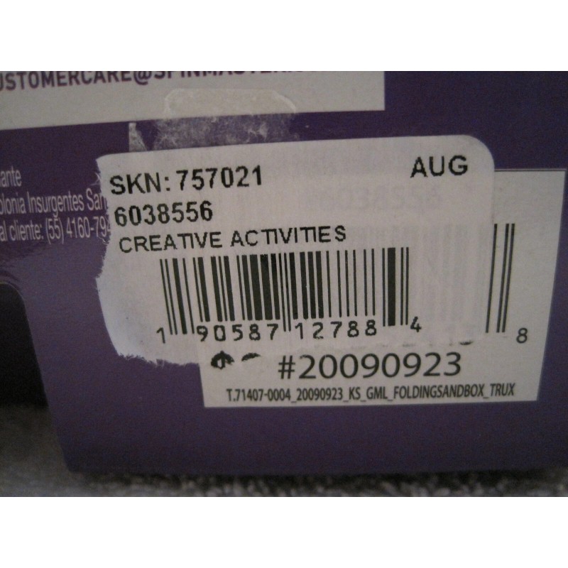 SPIN MASTER KINETIC FOLDING SAND BOX 3 LBS SAND WITH