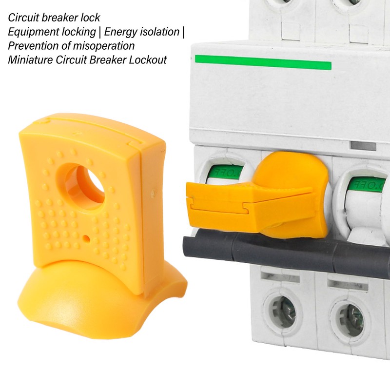 Miniature Circuit Breaker Lockout ABS Portable Pinout Power Isolation Electrical