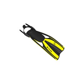 Tilos Fiji Travel Open Heel Fins (Yellow, Large/X-Large)