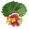 ST TS 30pcs Hibiscus Artificial Flowers Monsteralife 30pcs Hawaiian Decorations