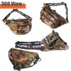 Rough Enough - Riñonera cruzada para hombre con cintura para