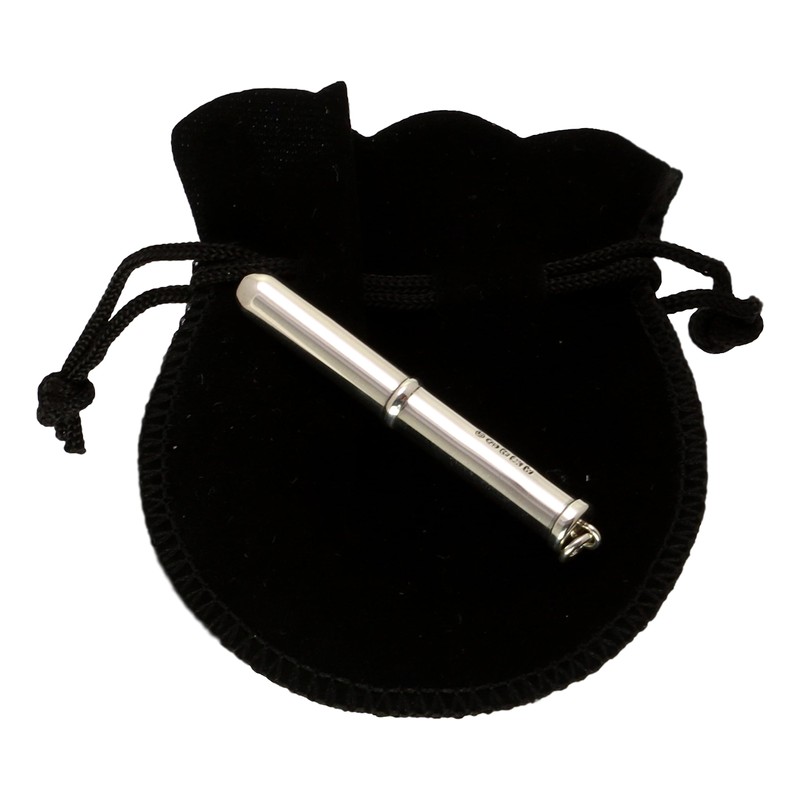 Sterling Silver Toothpick/Tooth Pick - Twist Action, 9ct Gold Blade