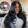 V Part Wig Human Hair Body Wave Upgrade Glueless Wigs