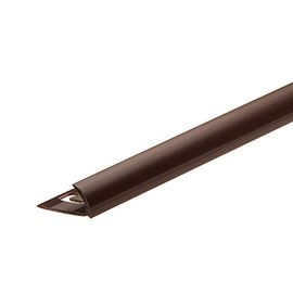 Cezar Outer Edge PVC Profile (for 3/8" Tile, Brown)