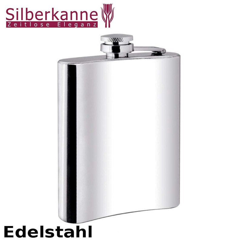 SILBERKANNE Hip Flask 8 x 7 x 2 cm 74
